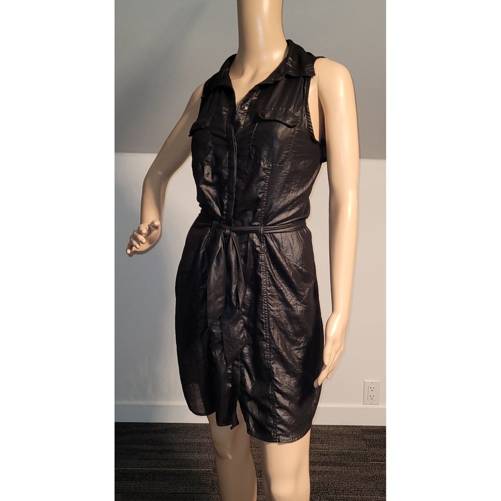Guess Ladies Party Black Mini‎ Dress With Lining Adjustable Straps Size Small
